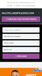 Mobile Screenshot of multiclassificados.com